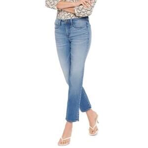 NYDJ Sheri Slim Ankle Lift Tuck Maele Stretch Shaping Jeans Split Hem 4